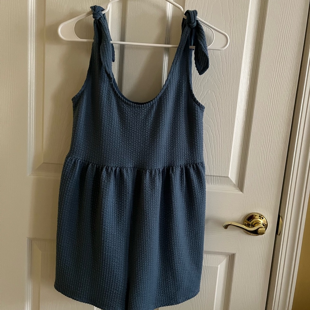 Urban Outfitters Women’s Blue One Piece Romper